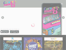 Tablet Screenshot of carnavalmiami.com